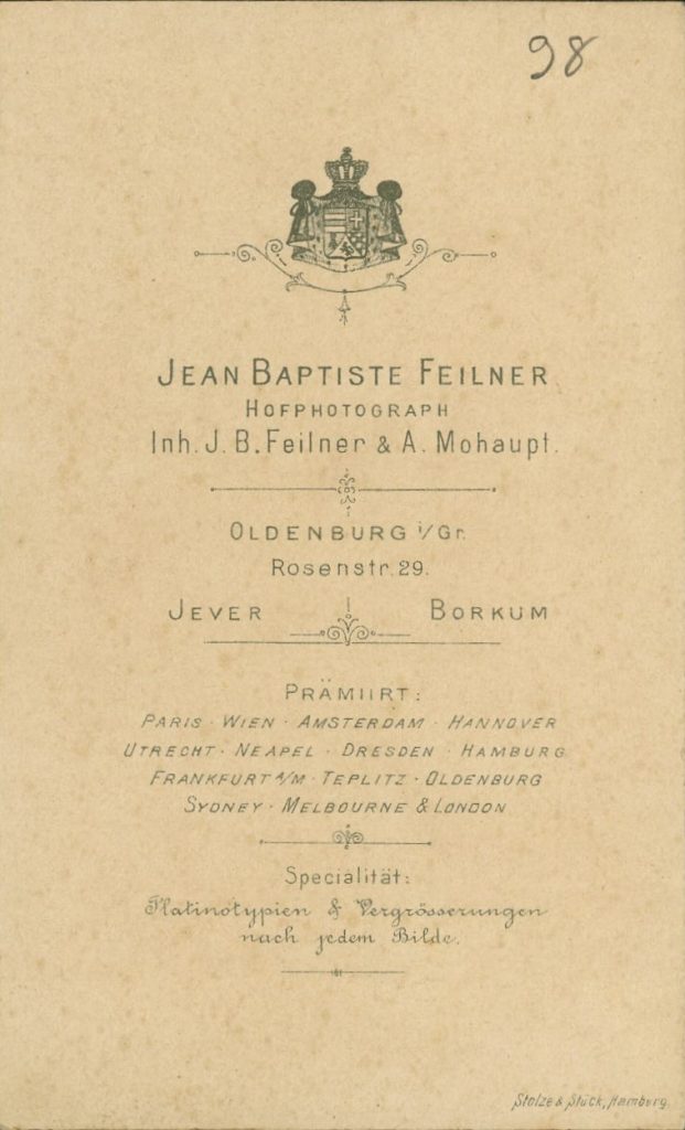 Jean Baptiste Feilner - A Mohaupt - Oldenburg - Jever - Borkum