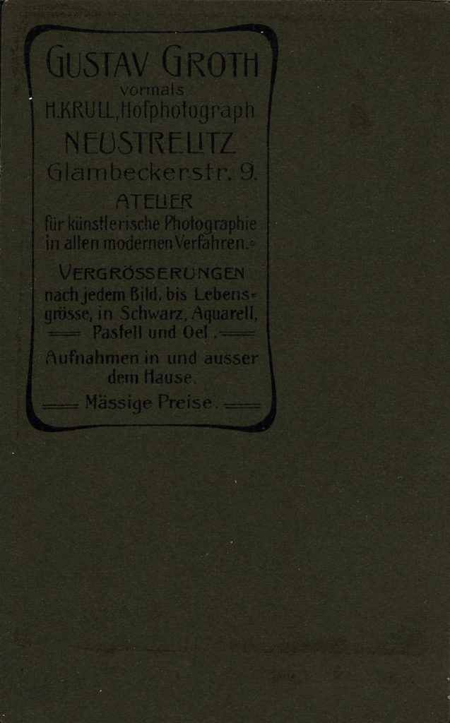 Gustav Groth - H. Krull - Neustrelitz