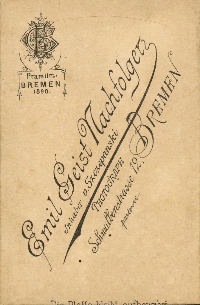Emil Geist - v. Szozepanski - Bremen