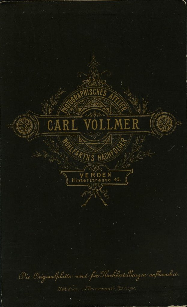 Carl Vollmer - Verden - Wohlfarth