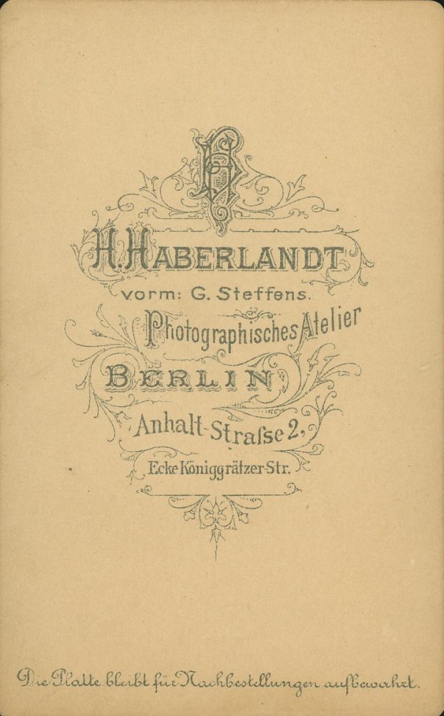 H. Haberlandt - G. Steffens - Berlin