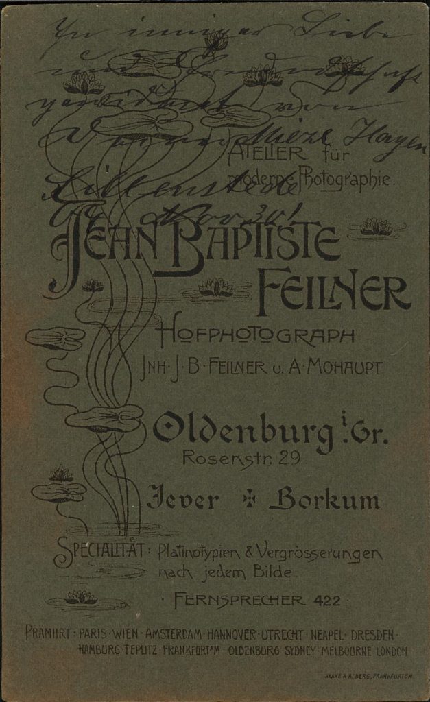 Jean Baptiste Feilner - A. Mohaupt - Oldenburg - Jever - Borkum
