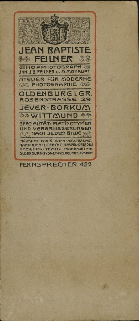 Jean Baptiste Feilner - A. Mohaupt - Oldenburg - Jever - Borkum - Wittmund
