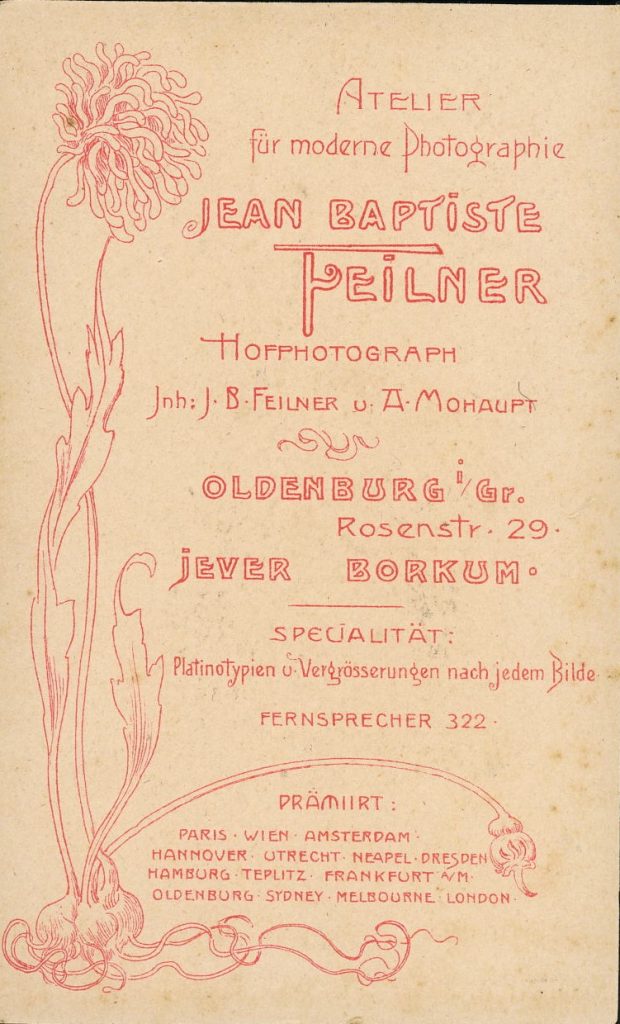 Jean Baptiste Feilner - A. Mohaupt - Oldeburg - Jever - Borkum