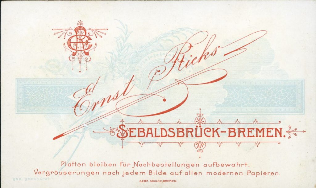 Ernst Rieks - Sebaldsbrück-Bremen