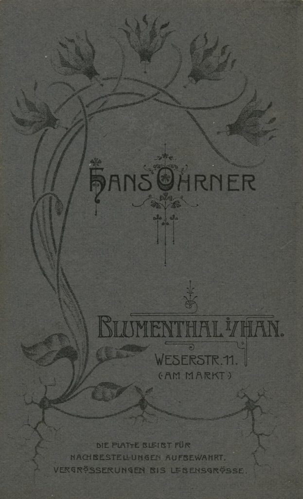 Hans Ohrner - Blumenthal i.Han