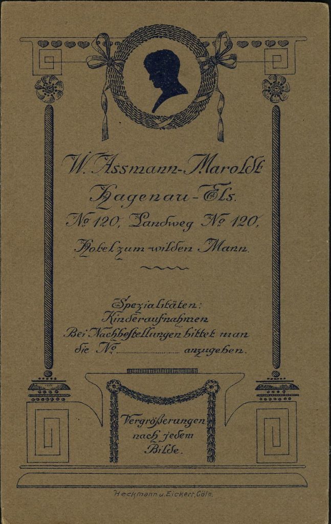 W. Assmann-Maroldt - Hagenau