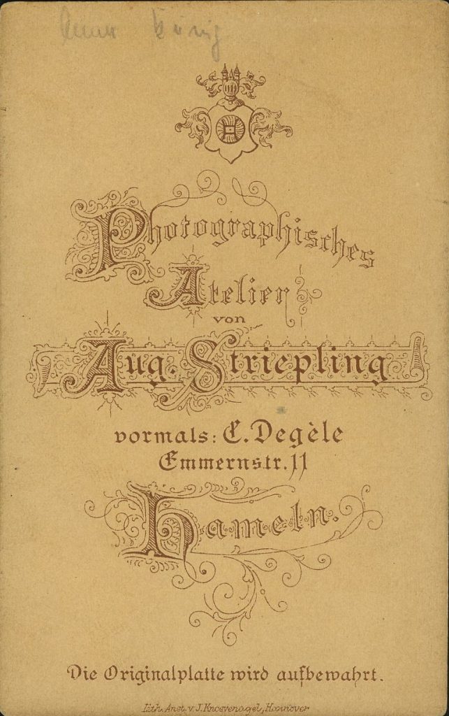 Aug. Striepling - C. Degèle - Hameln