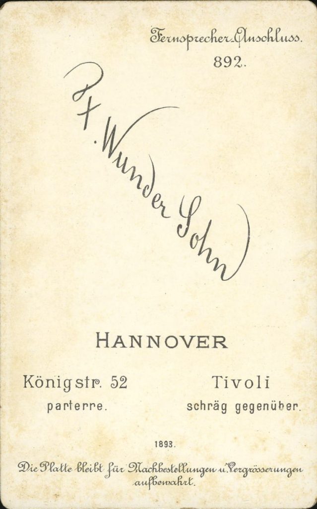F. Wunder Sohn - Hannover