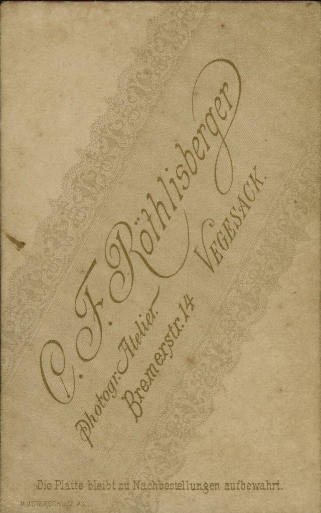 C. F. Röthlisberger - Vegesack