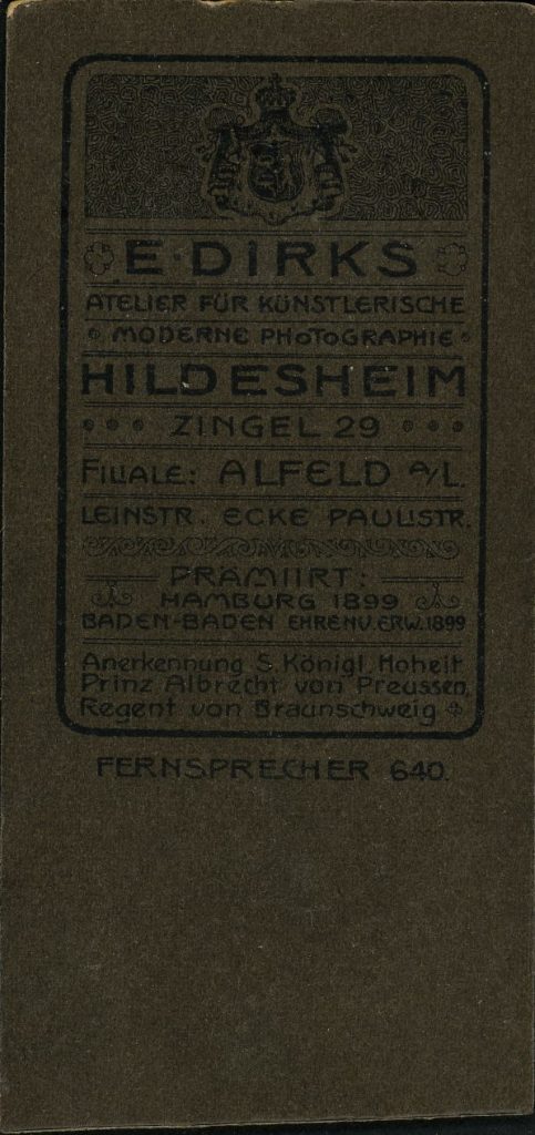 E. Dirks - Hildesheim - Alfeld