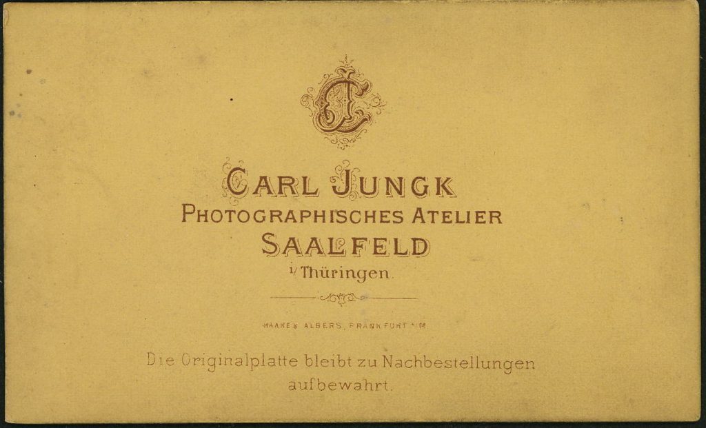 Carl Jungk - Saalfeld i.T.