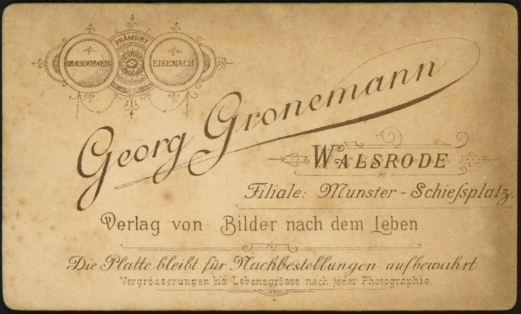 Georg Gronemann - Walsrode - Munster