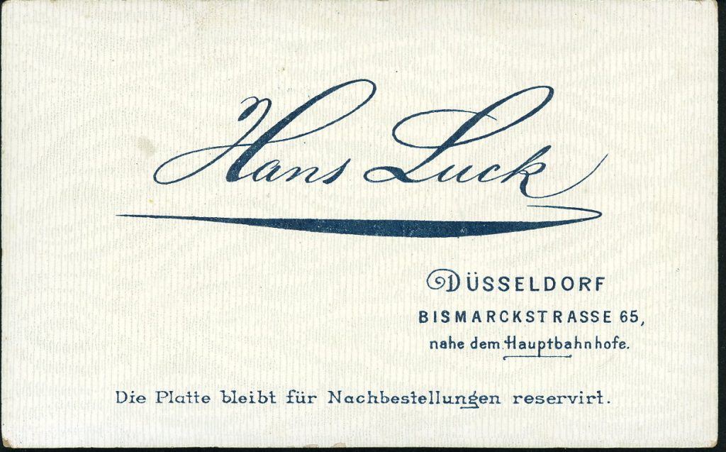 Hans Luck, Düsseldorf