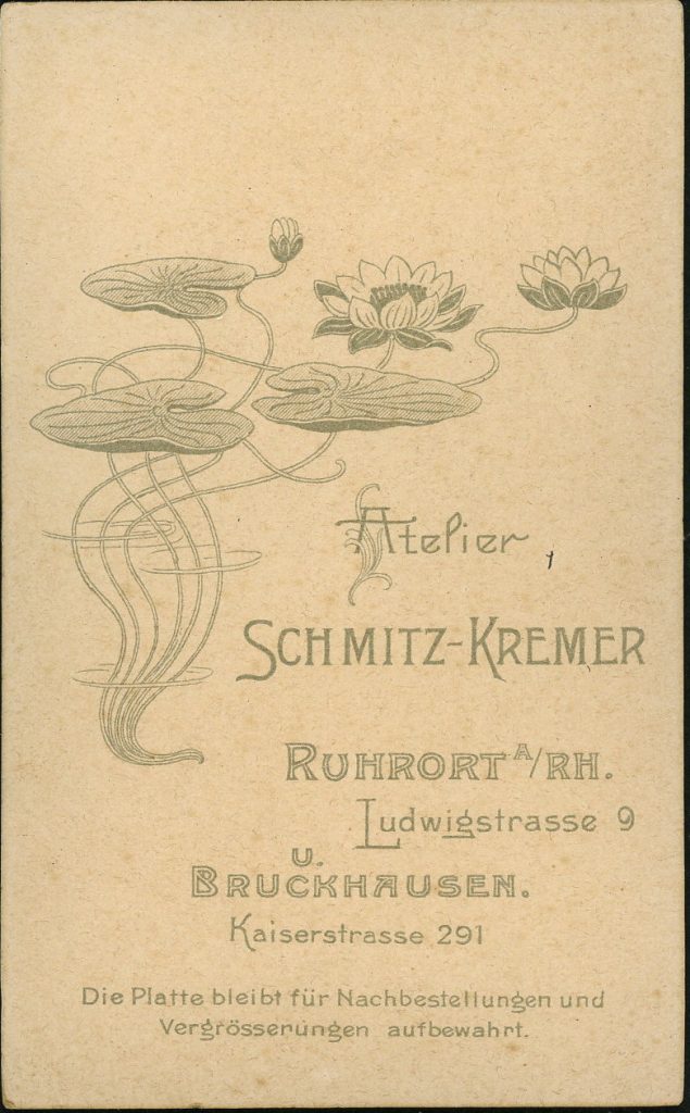Schmitz- Kramer, Bruckhausen, Ruhrort