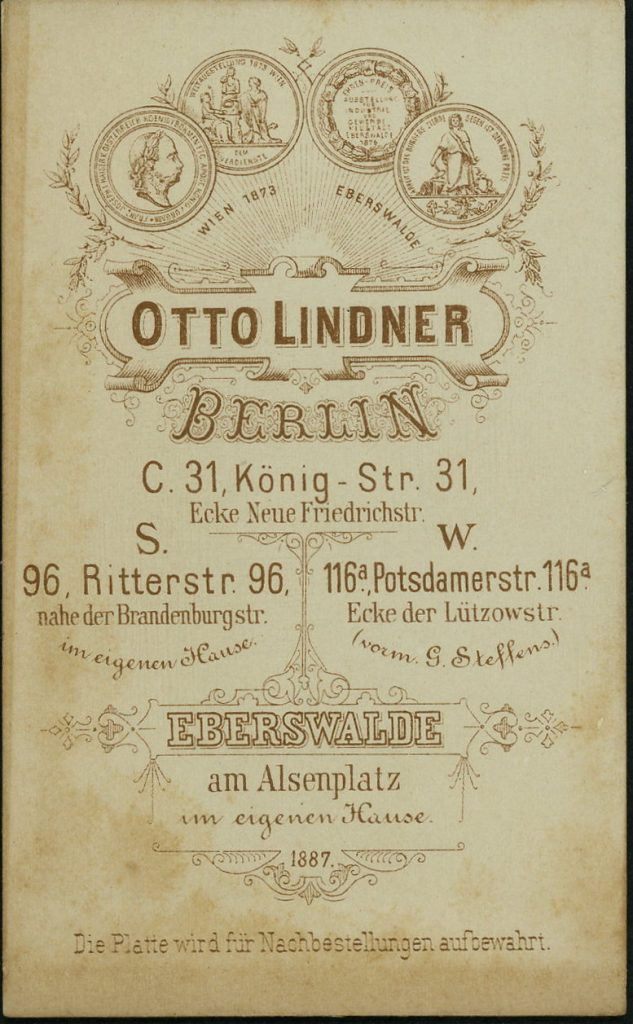 Otto Lindner, Steffens, Berlin, Eberswalde