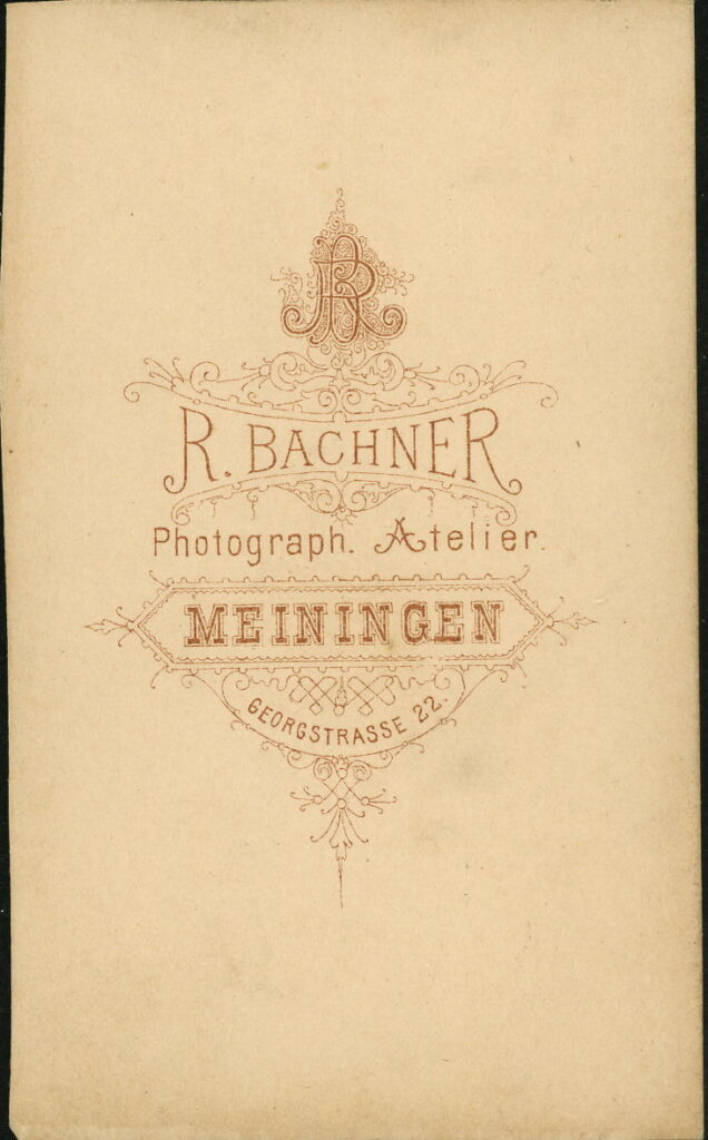 R. Bachner
Georgstraße 22, Meiningen