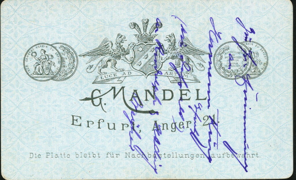 G. Mandel
Anger 21, Erfurt