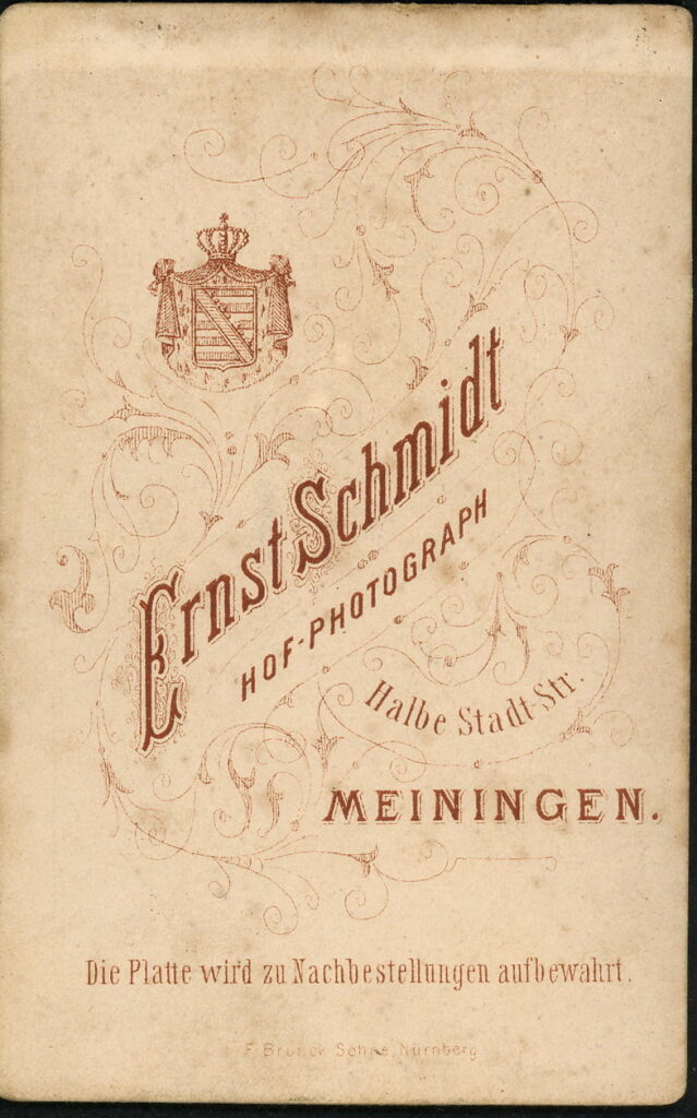 Ernst Schmidt
Halbe Stadt-Straße, Meiningen