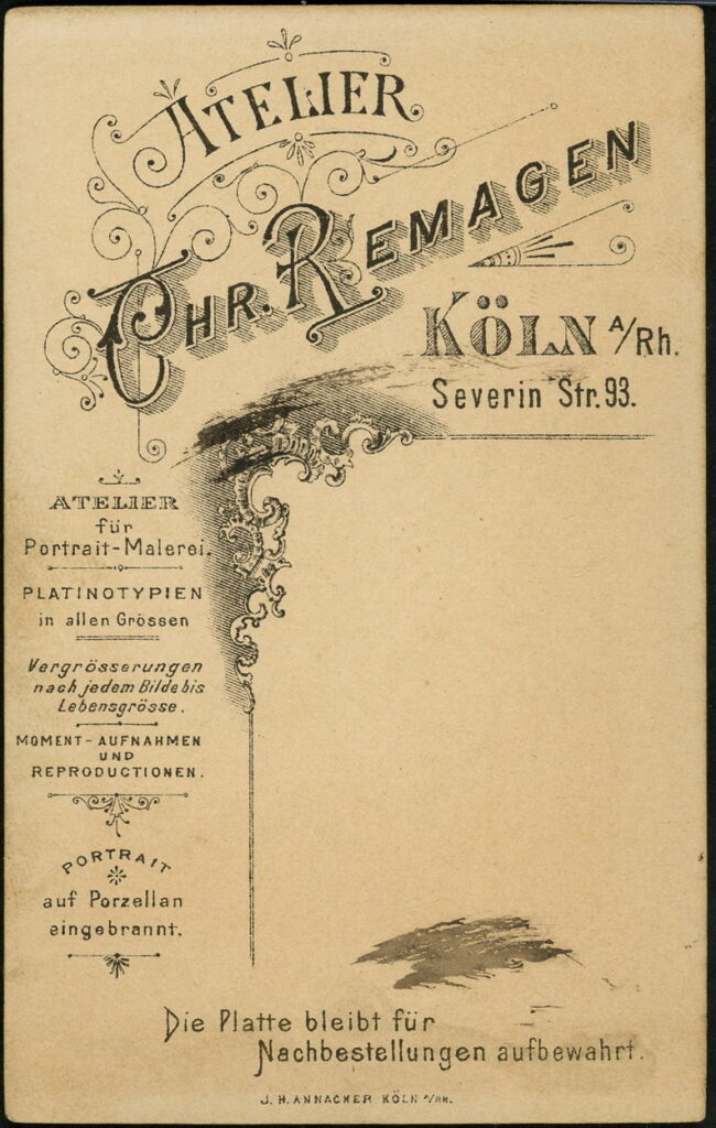 Chr. Remagen
Severin Straße 93, Köln