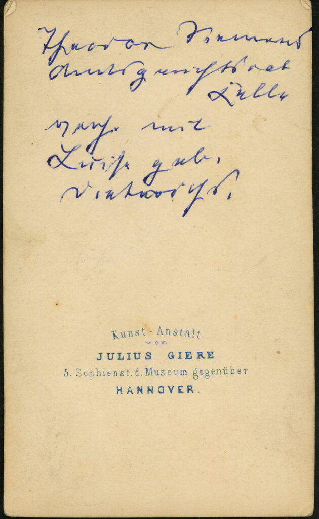 Julius Giere
Sophienstraße 5, Hannover