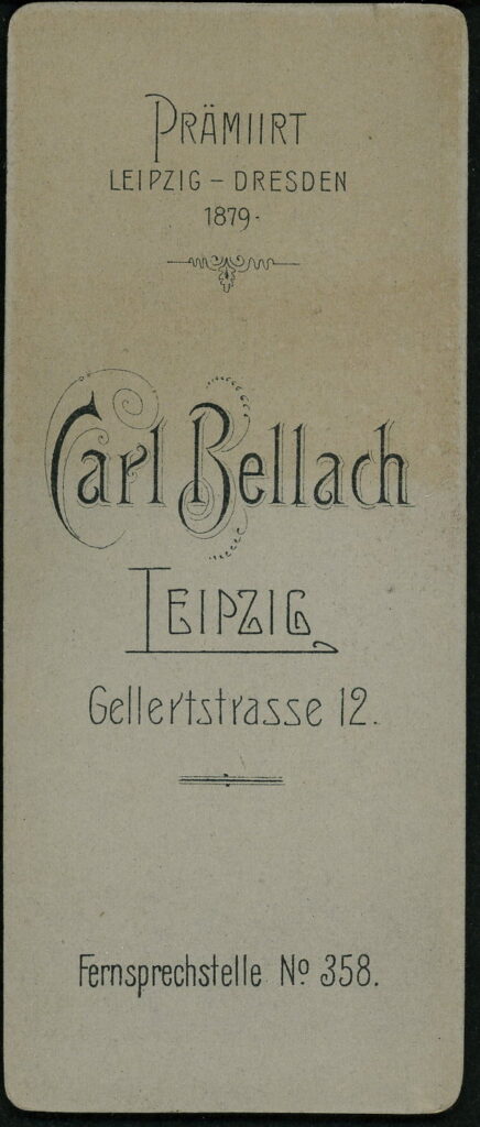 Carl Bellach Gellertstraße 12, Leipzig