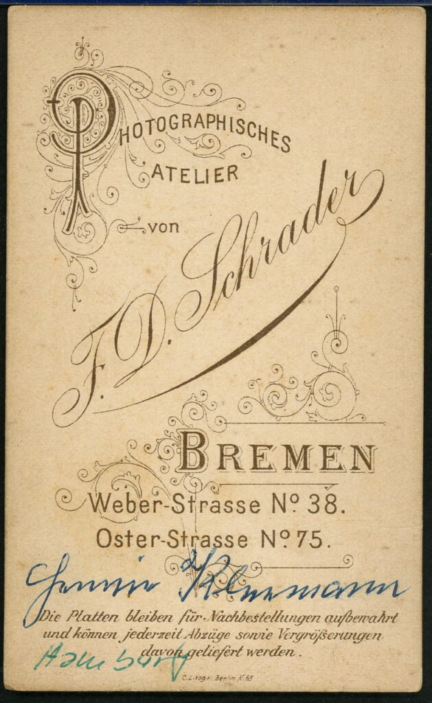 F. D. Schrader Weber-Straße 38, Bremen Oster-Straße 75, Bremen