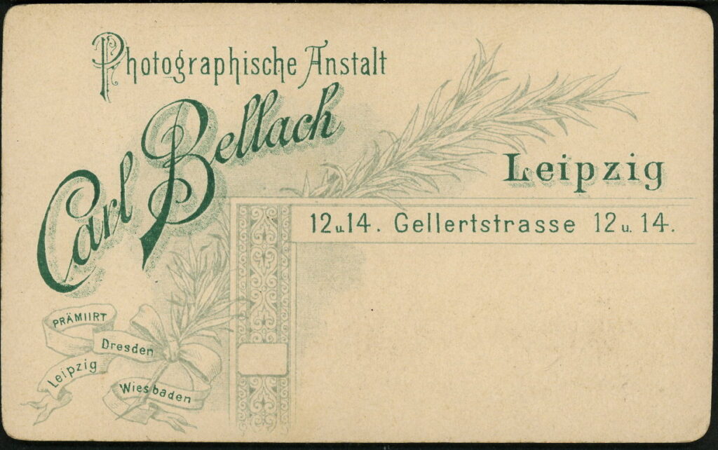 Carl Bellach Gellertstraße 12 u. 14, Leipzig