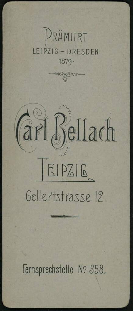 Carl Bellach Gellertstraße 12, Leipzig