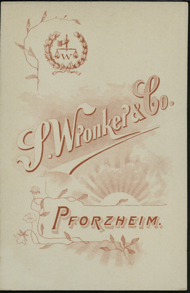 S. Wronker Pforzheim