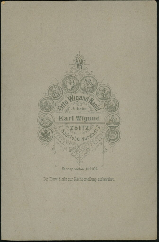 Otto Wigand Karl Wigand Badstubenvorstadt 2, Zeitz Photo-Crayon