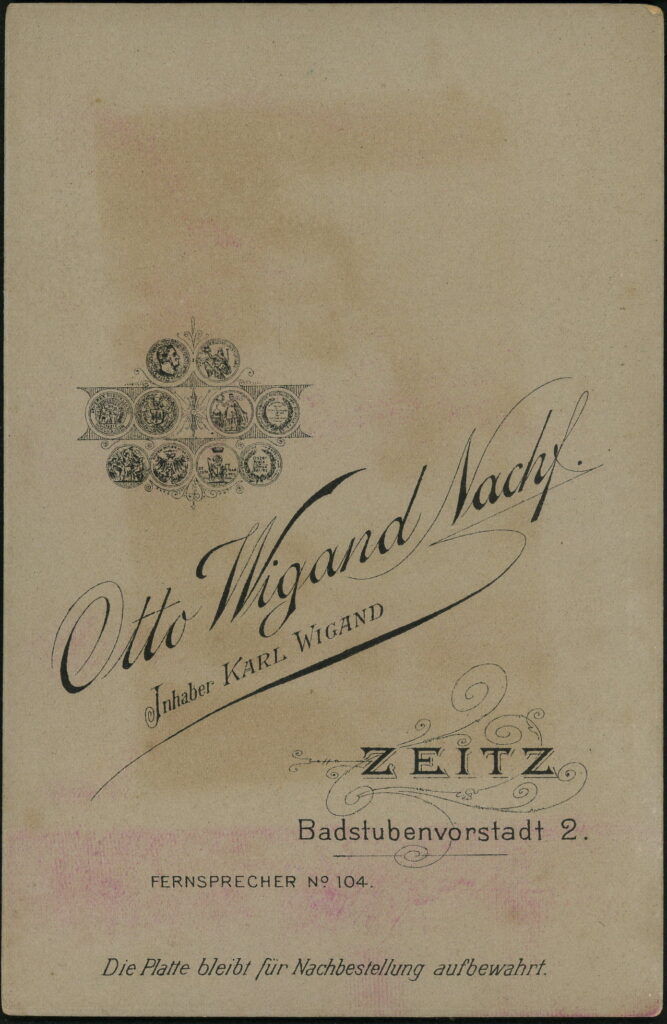 Otto Wigand Karl Wigand Badstubenvorstadt 2, Zeitz