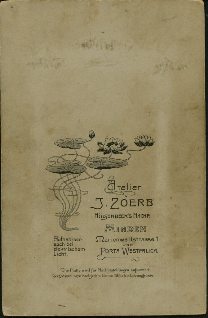 J. Zoerb
Hülsenbeck
Marienwallstraße 1, Minden
Porta Westfalica