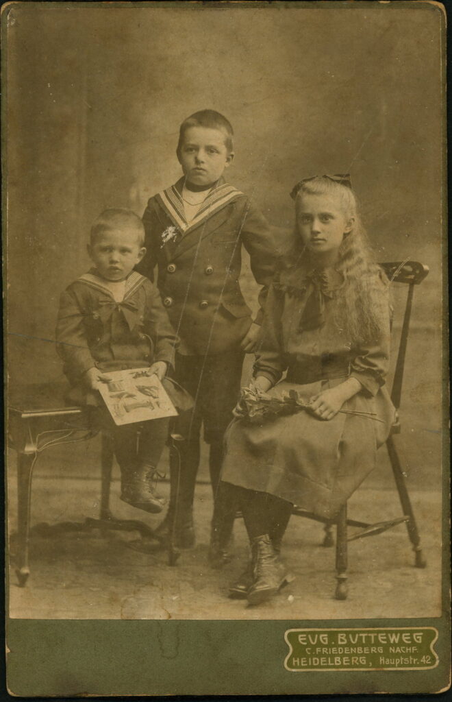 Eugen Butteweg
C. Friedenberg
Hauptstraße 42, Heidelberg
1910