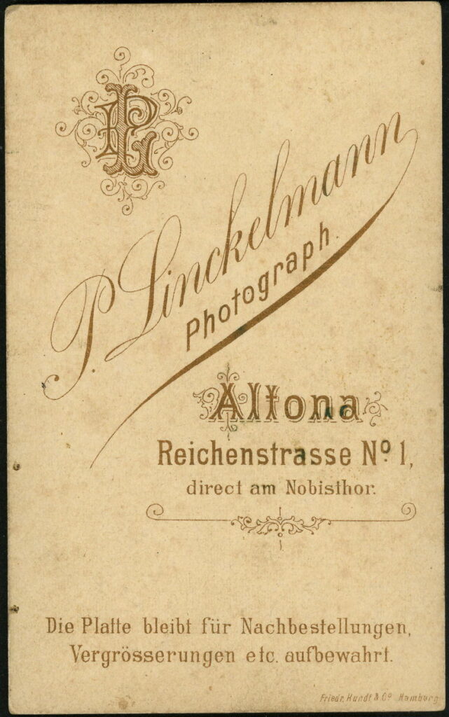 P. Linckelmann Reichenstraße 1, Altona