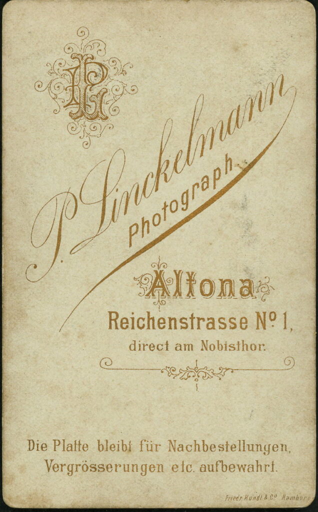 P. Linckelmann Reichenstraße 1, Altona