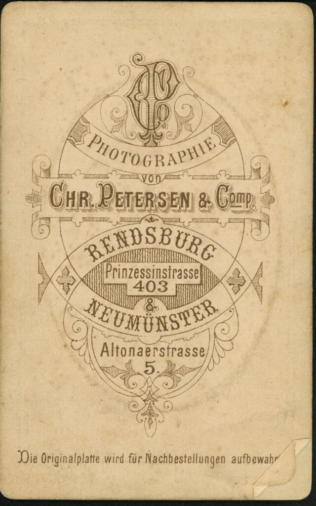 Chr. Petersen Prinzessinstraße 403, Rendsburg Altonaerstraße 5, Neumünster