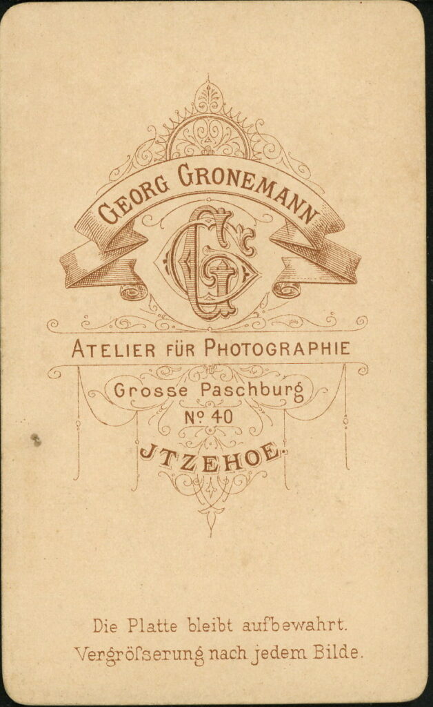 Georg Gronemann Grosse Paschburg 40, Itzehoe
