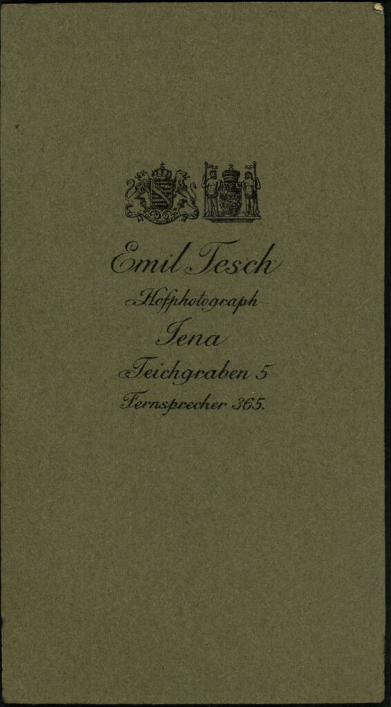 Emil Tesch, Teichgraben 5, Jena