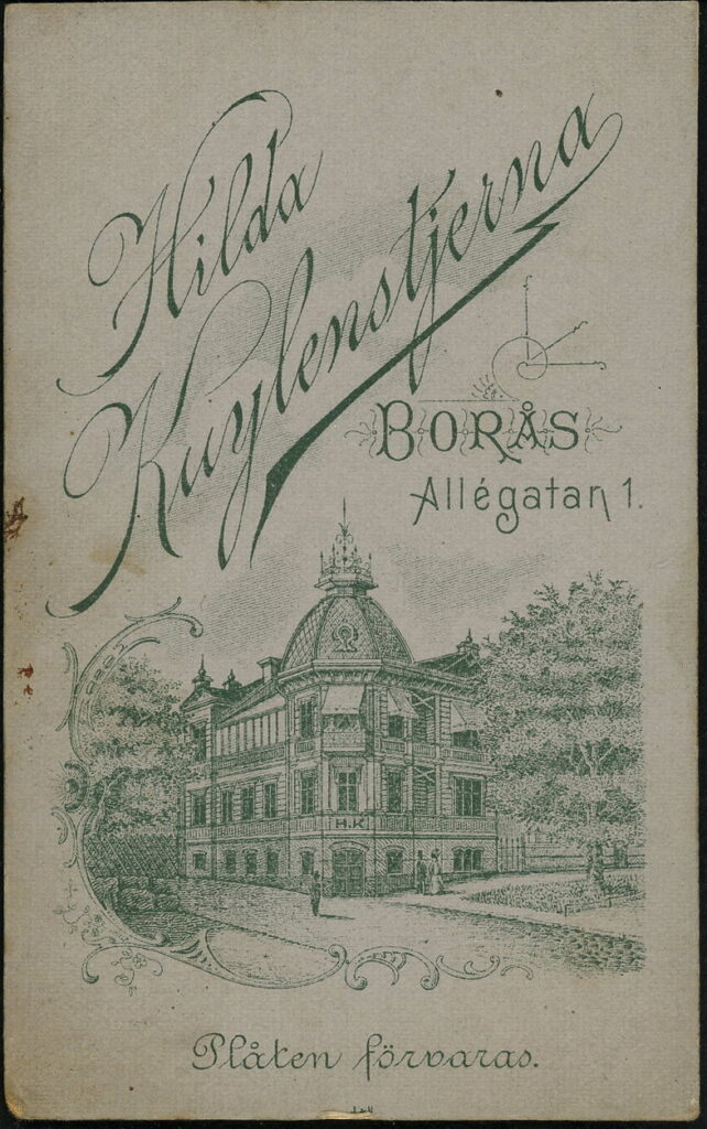 Hilda Kuylenstjerna, Allégatan 1, Borås