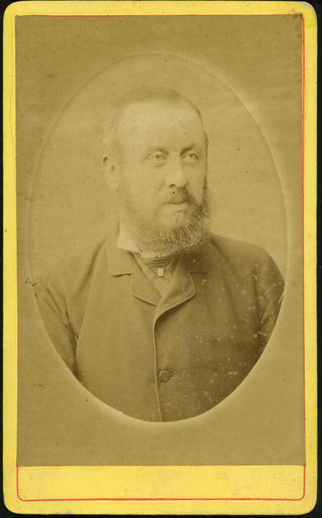 A monochrome photographic portrait from between 1865 and the 1920s taken by J. Brennen, Derby, UK